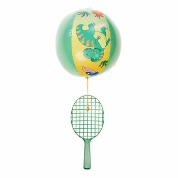 Vợt Paddle k&egrave;m b&oacute;ng - Khủng long (12 c&aacute;i)