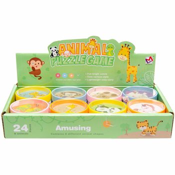 Tr&ograve; Chơi Ki&ecirc;n Nhẫn Động Vật Vui Nhộn Trong Hộp Trưng B&agrave;y (24 c&aacute;i)