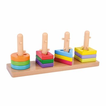 Tr&ograve; chơi m&ecirc; cung bằng gỗ JOUECO - 12 th&aacute;ng tuổi trở l&ecirc;n