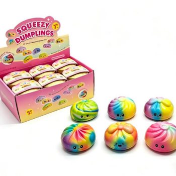 Đồ Chơi Squishy B&aacute;nh Bao Cầu Vồng RAGE LỚN - Phi&ecirc;n Bản Bọt PU 8.5cm (12 C&aacute;i)
