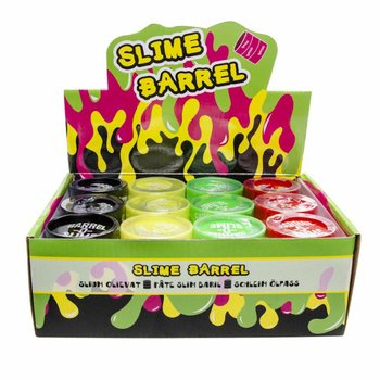 SLIME MÀU TRONG HŨ HÌNH THÙNG (BỘ 12 CÁI)