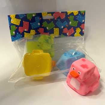 Vịt tắm chủ đề Gaming - Vịt cao su 6x5 cm (set 4 con)