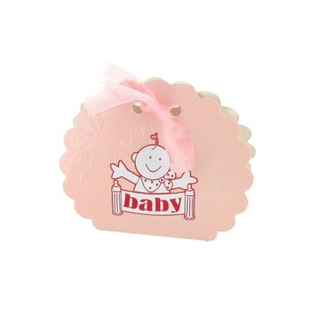 Hộp Quà Tặng Sơ Sinh / Baby Shower - Màu Hồng (12 cái)