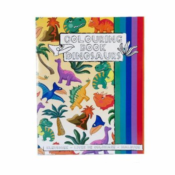 Sách Tô Màu Khủng Long A4 21x28 Cm kèm Nhãn Dán (12 cuốn)