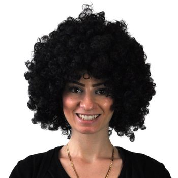 T&oacute;c Giả Afro M&agrave;u Đen (5 chiếc) - B&aacute;n Sỉ Đồ H&oacute;a Trang