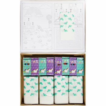 BỘ HORECA HO&Agrave;N CHỈNH KỲ L&Acirc;N - 48x Bộ B&uacute;t Ch&igrave; M&agrave;u + 100x Tranh T&ocirc; M&agrave;u + 100x Khăn Ăn (248 M&oacute;n)