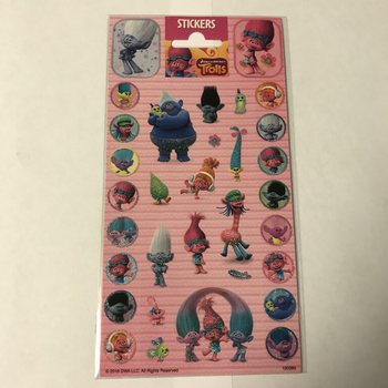 Tờ Nhãn Dán TROLLS - 20 x 10 cm (10 cái)
