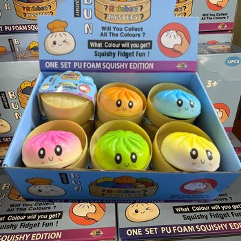 RAGE - Squishy Bun Dumplings LỚN - ONE SET PU FOAM SQUISHY EDITION (12 c&aacute;i)