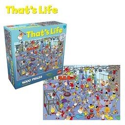 Trò chơi xếp hình That’s Life - Phòng Gym, 1000 mảnh (1 bộ)