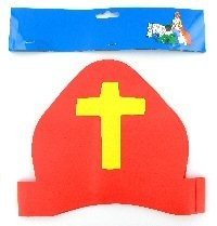 Mũ Gi&aacute;m Mục Bằng Xốp Saint Nicholas (12 c&aacute;i)