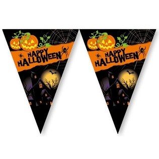 Dây Cờ Happy Halloween - 2.3 Mét (6 cái)