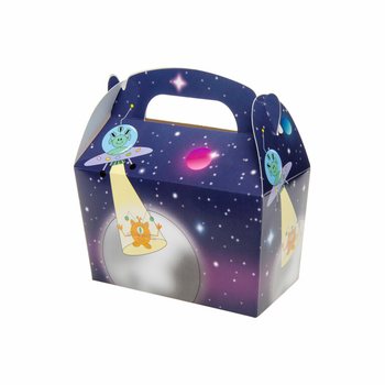 Hộp Qu&agrave; Tặng / Hộp Chia Qu&agrave; Chủ Đề Vũ Trụ 12x12.5x6 Cm (12 C&aacute;i)