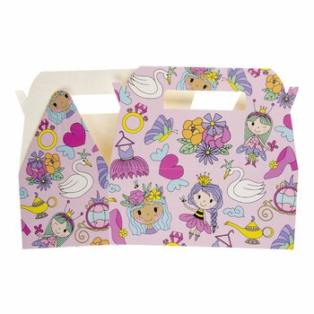 Hộp Đựng Suất Ăn Trẻ Em C&ocirc;ng Ch&uacute;a - Hộp Menu Giấy - 22,5 x 12 x 9,5 cm (24 c&aacute;i)