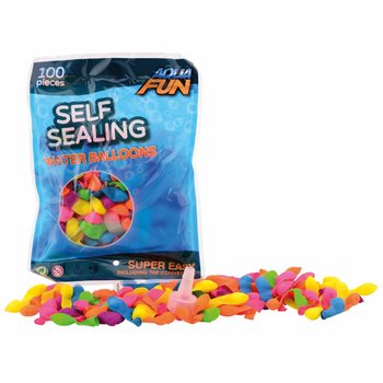 AQUA FUN - 100x Bong B&oacute;ng Nước Tự Kh&oacute;a (G&oacute;i 6)