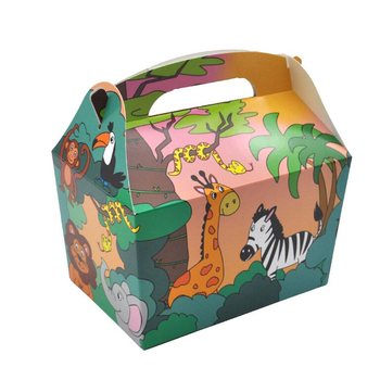 HỘP THỰC ĐƠN MẪU: ĐỘNG VẬT RỪNG XANH - Kích thước 18.5x12x19 CM - FOODBOX - KIDSBOX (24 cái)