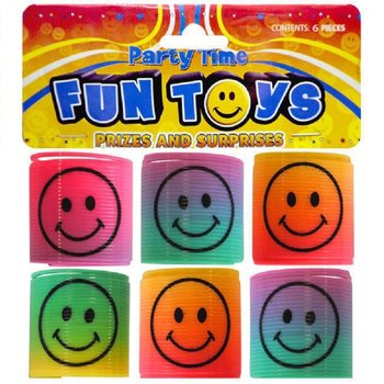 6 CÁI LÒ XO MINI SMILEY Ø3.5 CM TRONG TÚI (6 TÚI)