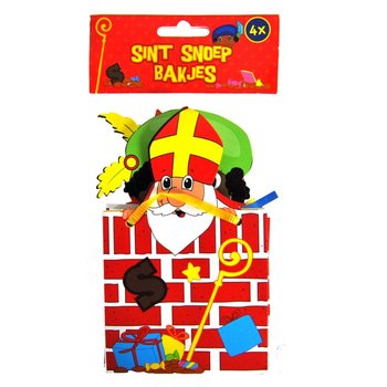Bộ 4 Khay Đựng B&aacute;nh Kẹo Th&aacute;nh Nicholas (12 bộ)