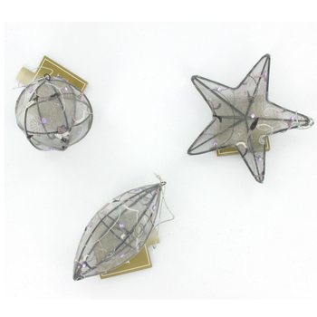 Bộ Quả Cầu Trang Trí Cây Thông Noel Nhiều Mẫu (12 món)