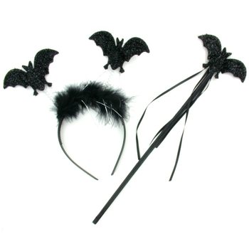 BỜM TÓC HALLOWEEN KÈM GẬY (12 cái)