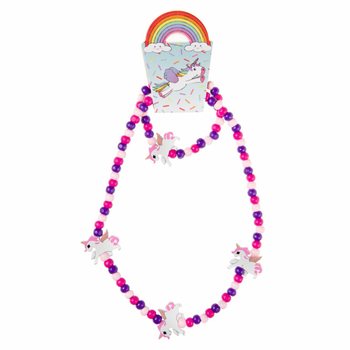 Bộ Vòng Cổ và Vòng Tay Gỗ Hình Kỳ Lân Cho Bé (Set 48 cái)