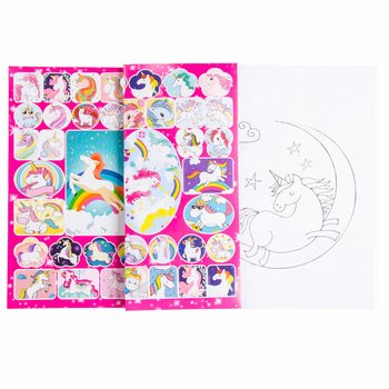 S&aacute;ch T&ocirc; M&agrave;u Unicorn A4 K&egrave;m Nh&atilde;n D&aacute;n (12 cuốn)