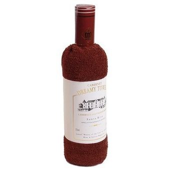 KHĂN TẮM H&Igrave;NH CHAI RƯỢU VANG (3 c&aacute;i)