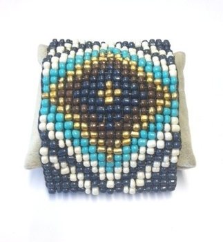 Vòng tay Aztec màu xanh dương (1 chiếc)