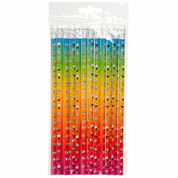 Bút Chì Smiley Mặt Cười (12 chiếc)