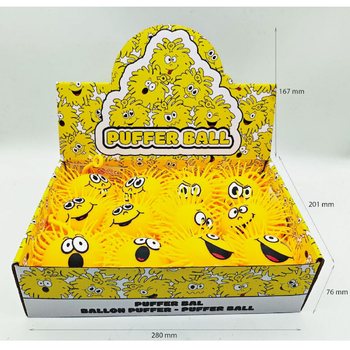 B&Oacute;NG PUFFER MẶT CẢM X&Uacute;C - 10CM - TRONG HỘP TRƯNG B&Agrave;Y (12 c&aacute;i)