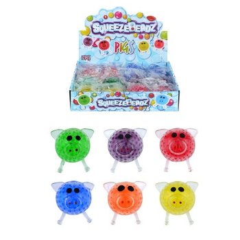 BÓNG SQUISHY HÌNH HEO (12 cái)