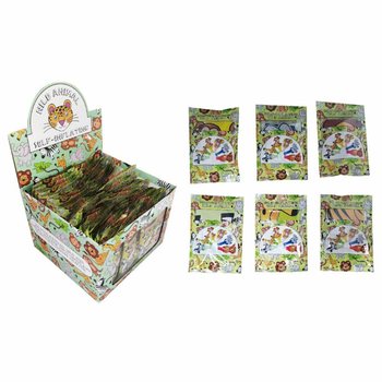 BONG B&Oacute;NG CẦM TAY TỰ BƠM HƠI - ĐỘNG VẬT HOANG D&Atilde; - 48 c&aacute;i
