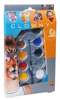 Màu Vẽ Mặt Hóa Trang Gốc Nước SES Clowny (10 Màu) (1 bộ)