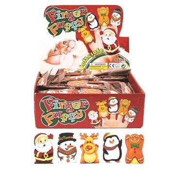 Con Rối Ngón Tay Giáng Sinh - Mẫu: Hình Giáng Sinh (96 chiếc)