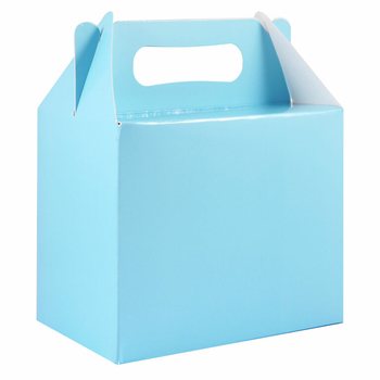 Hộp Quà Tặng / Đựng Đồ Lưu Niệm Màu Xanh Dương Nhạt 14x18x10 Cm (12 Cái)