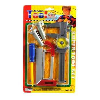 Bộ Dụng Cụ Đồ Chơi Trẻ Em Vỉ Treo (6 chiếc)