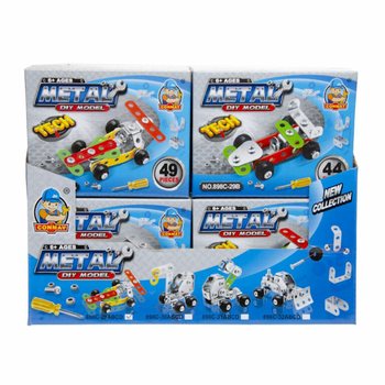 Bộ M&ocirc; H&igrave;nh Lắp R&aacute;p Xe Đua Kim Loại (Hộp Trưng B&agrave;y 24 C&aacute;i)
