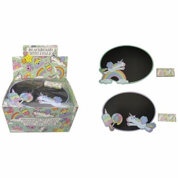 Bảng đen Unicorn k&egrave;m phấn (Hộp trưng b&agrave;y 24 chiếc)