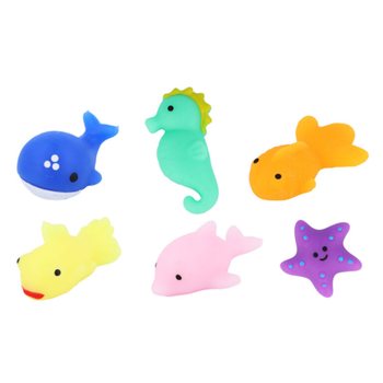 Đồ Chơi Squishy Sinh Vật Biển Mini - Hộp Trưng B&agrave;y (96 chiếc)
