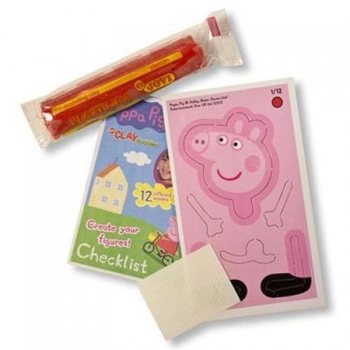Bộ Đồ Chơi Tự L&agrave;m Tượng Đất S&eacute;t Peppa Pig (10 m&oacute;n)