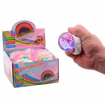 B&oacute;ng B&oacute;p Squishy Kỳ L&acirc;n Cầu Vồng Trong Hộp Trưng B&agrave;y (12 C&aacute;i)