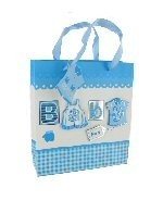 T&uacute;i Đựng Qu&agrave; Sơ Sinh - M&agrave;u Xanh Baby (12 chiếc)