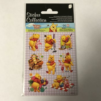 Tờ Nhãn Dán: Disney Winnie the Pooh, 16 x 9 cm (10 bộ)