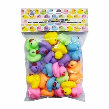 Vịt cao su nh&agrave; tắm mini nhiều m&agrave;u (24 chiếc)