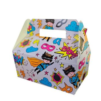 Hộp Đựng Phần Ăn Trẻ Em Superhero - 22.5 x 12 x 9.5 cm (24 cái)