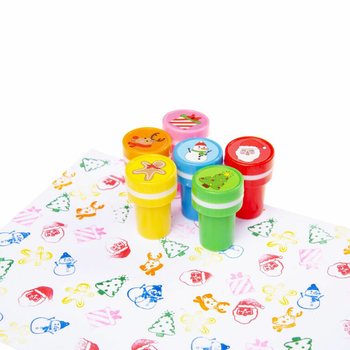 Con dấu Gi&aacute;ng sinh trong hộp trưng b&agrave;y (60 c&aacute;i)