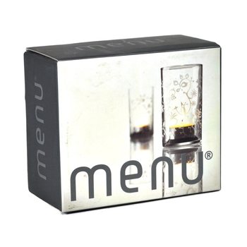 MENU - Chân nến Tealight họa tiết mờ, bộ 2 cái (1 bộ)