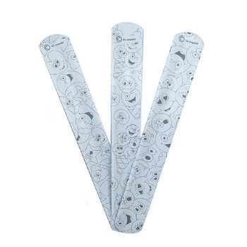 VÒNG TAY SLAP - TỰ TÔ MÀU SMILEY (36 chiếc)