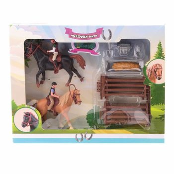 MY LOVELY HORSE - XL - Bộ 2 Đồ Chơi Ngựa K&egrave;m Trang Trại Lớn - Hộp Qu&agrave; Tặng (1 chiếc)