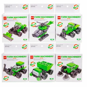 Đồ Chơi Lắp R&aacute;p Bricks - Xe N&ocirc;ng Nghiệp (12 C&aacute;i)