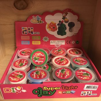 Đất sét siêu nhẹ trong hộp trưng bày (24 chiếc)